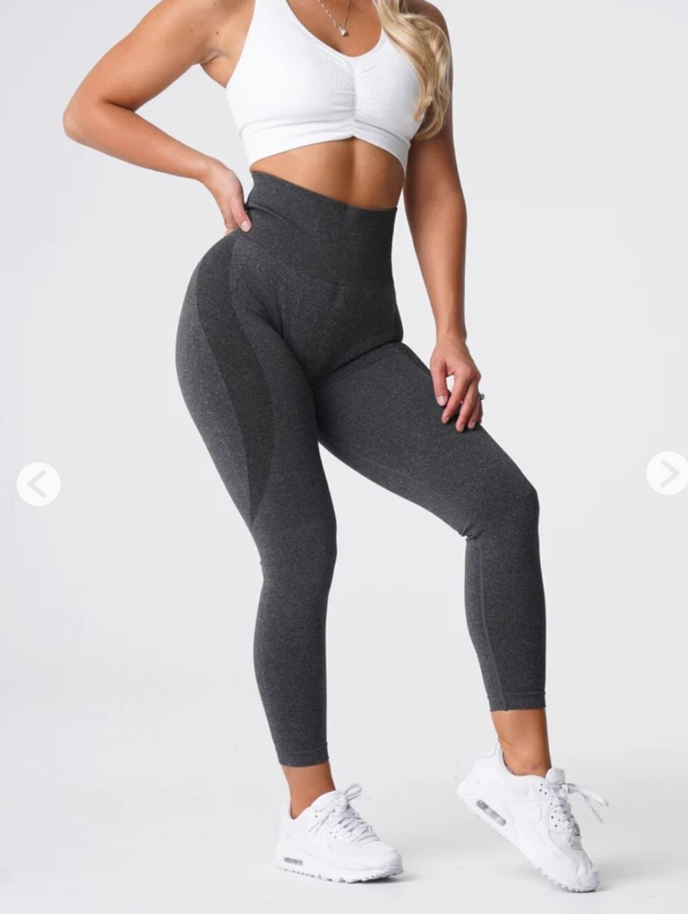NVGTN Gray Contour Seamless Leggings